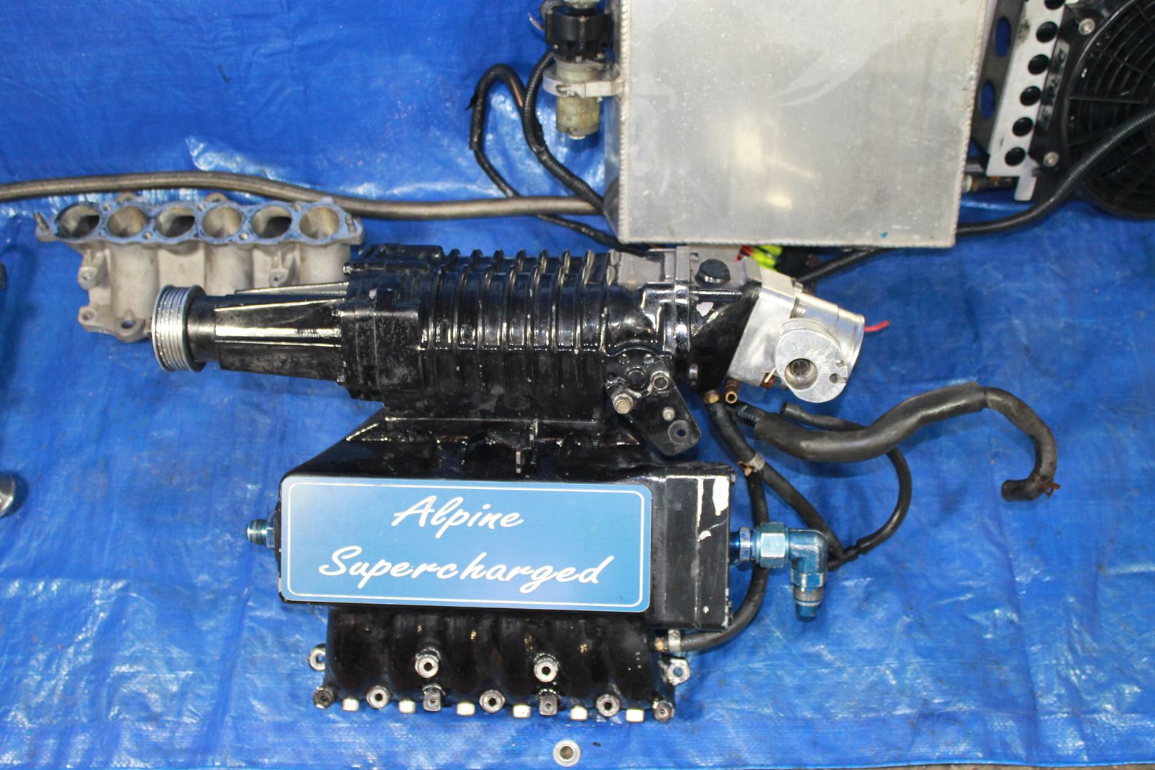 03-08 HYUNDAI TIBURON GT V6 2.7L ALPINE SUPERCHARGER KIT INJECTORS 2.7 ...